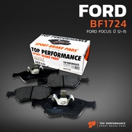 ผ้าเบรค หน้า FORD FOCUS 12-15 - TOP PERFORMANCE JAPAN - BF 1724 - ผ้าเบรก ฟอร์ด โฟกัส มาสด้า สาม