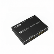 8K 1 In 2 Out HDMI/DP Converter 4K@120Hz Video Splitter