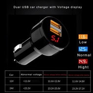 12 V / 24V Dual ports USB car charger  USB 车用充电器 USB kereta charger