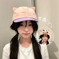 Piglet Zuemon Crayon Shin-Chan Hat Cute Cartoon Baseball Cap Double-Sided Wearable Sunshade Sunscree