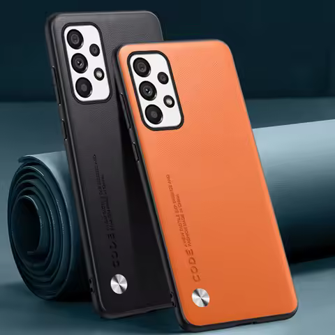 Luxury PU Leather Phone Case For Samsung Galaxy A53 5G Protective Cover Matte Silicone Shockproof Ca