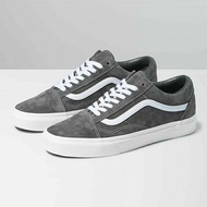 Vans Old Skool Pig Suade Rabbit Gray White Clasic's Shoes's