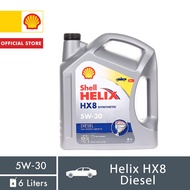 Shell Helix HX8 Diesel 5W-30 Car Engine Oil 6 Liters
