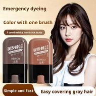 Hair Dye Sticks Temporary Natural Cover Grey Hair Black Salon Professional Color Emergency Comb B2a4