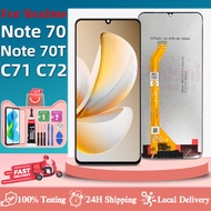 For Realme Note 70 / 70T / C71 / C72 LCD Display With Frame Touch Screen Digitizer Assembly