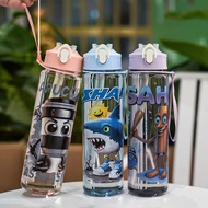 750ml/25.3oz Transparent Sports Water Bottle With Pop-Up Leak-Proof Lid, Suitable For Sports, Travel