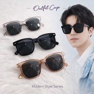 Fashion Outfit Spec Viral Korean Style Sunglasses Spek Cermin Mata Kaca Mata Hitam Unisex Sunglasses