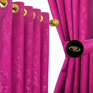 4 PCS GORDEN EMBOSS POLOS MINIMALIS JENDELA TIRAI PINTU PENDEK DAN PANJANG