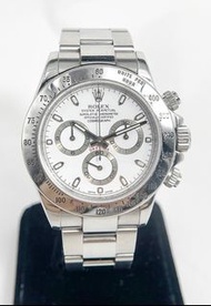 ROLEX/勞力士 DAYTONA 116520 白面迪通拿 V字 #HK9600