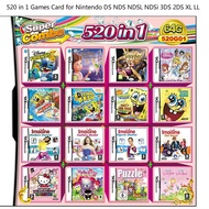 520 Games in 1 Video Game Cartridge for Original Nintendo NDS NDSL NDSI NDSiLL/XL 2DSLL/XL 2DS 3DS 3DSLL/XL