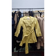 JAKET COAT WANITA YELLOW PRELOVED