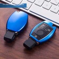 Key Chain Set, Soft TPU Key Protective Case, Car Key Storage Box For A-Class, C-Class, E-Class, S-Cl
