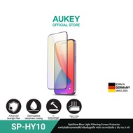 AUKEY SP-HY10 ฟิล์มกระจก/กระจกกันรอย iPhone 15 / 15 Plus / 15 Pro / 15 Pro Max OptiGlow Anti-Blue Ra