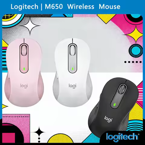 Logitech M650/M650L/M750/M350/M350POP Wireless Mouse Bluetooth SmartWheel Large Hands