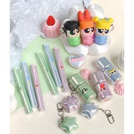 Ready Stock🪽 [Powerpuff Girls Co-Branded] Daigou Genuine AZTK Lip Jelly/Yuguang Accompanying Lip Mud