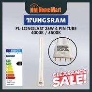 [ CLEARANCE SALE ] TUNGSRAM 36W PLL TUBE 4 PIN (2G11) COLOUR 4000K(COOL WHITE) / 6500K(DAYLIGHT) / 4