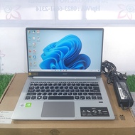 LAPTOP ACER SWIF 3 SF 314-57G CORE I5-1035G1 RAM 8GB NVME 512GB VGA  NVIDIA MX250 2GB FULLSET BACKLI