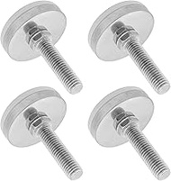 LDEXIN 4Pcs M10 Thread Furniture Levelers M10 Table Leveling Feet Adjustable Leveler Feet Screw On F