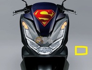 Stiker Visor Motor Honda PCX 150  2017 2018 2019/ PCX 160  2020 2021 2022 2023 2024 Superman