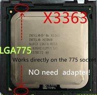 Xeon X3363 2.83GHz 12M 1333Mhz  เสมอกัน LGA775 Core 2 Quad Q9500ซีพียูตั้งโต๊ะ CPU โปรเซสเซอร์,ทำงานร่วมกับ LGA775 Mainboard ไม่ต้องใช้อะแดปเตอร์