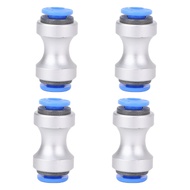 4Pcs 3D Printer Feed Pipe Connector Alloy PTFE Tube for P1P P1S X1 X1C X1E