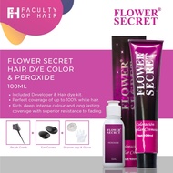 Flower Secret Hair Color Hair Dye Colour Pewarna Rambut Halal 100ml  with Developer and Hair Dye Kit Colour Loreal Majirel Schwarzkopf Igora Hair Color Malaysia Ready Stock