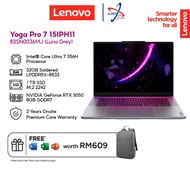 LENOVO YOGA PRO 7 15IPH11 83SN0036MJ 15.3" LAPTOP ( CU7-356H 32GD5X 1TBSSD / RTX5050 8GDR7 / WIN11H 