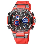 นาฬิกาแบรนด์ Dziner รุ่นสองระบบ งานแท้กันน้ำ ตั้งปลุก จับเวลา มีไฟ LED  พร้อมกล่องแบรนด์