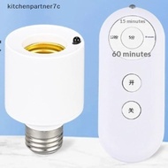kit7c Smart Light Bulb Soet E27 Wireless Remote Control Switch LED Lamp Bases ON/OFF Room KNE
