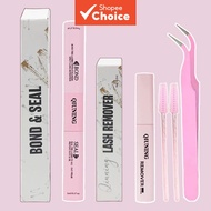 QIUNING Lash Bond and Seal 10ml Individual Lashes Glue and Seal Super Strong Hold Lash Extension and