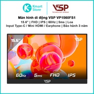 VSP VP1560FS1 Portable Monitor | 15.6" / FHD / IPS / 60Hz / 5ms / Speaker | Input Type-C, Mini HDMI 