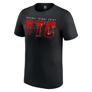 Men's Black Roman Reigns Speckled OTC T-Shirt