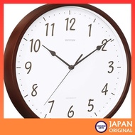 Rhythm Clock Co., Ltd. (Rhythm) Radio-Controlled Clock Wall Clock Standard Style 142 Continuous Seco