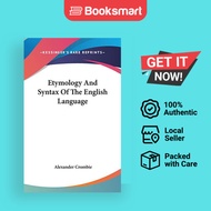 Etymology And Syntax Of The English Language - Hardback - English - 9780548254554