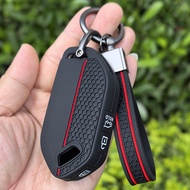 Key Case For Kia Ev9 EV5 K3 K5 Carnival Picanto GT Line Sorento MQ4 KA4 2024 2025 Silicone Key Holde