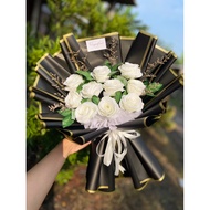 MAWAR Rose flower bucket, rose bouquet, premium rose flower bouquet, engagement bucket, graduation b