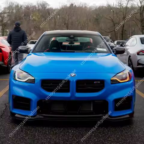 Max Front Bumper Lip For BMW 2 Series M2 G87 V6 S58 2023-2025 Spoiler Splitter Diffuser Body Kit Pro
