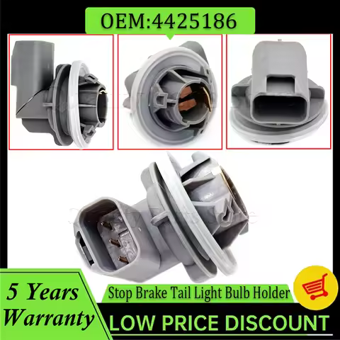 4425186 For Ford Focus MK1 MK2 1998-2008 1Pc Rear Stop Brake Tail Light Lamp Base Bulb Holder Socket