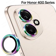 2Pieces 3D Metal Lens Protector Glass For Honor 400 5G Global Back Camera Lens Ring Cover Honor 400 