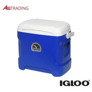 Igloo Contour 30 Camping, 30Qts (28Litres)  Ice Cooler Box- Blue/White