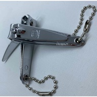 GANTUNGAN 777 Small SILVER NAIL Clippers + MINI NAIL CLIP Keychain
