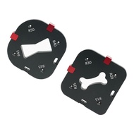 HL Aluminum Corner Jig Templates 15-R50 for Precise Woodworking Corner Cut