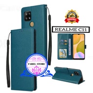 OPPO A15 /OPPO A15S LEATHER CASE PREMIUM-FLIP WALLET CASE KULIT UNTUK OPPO A15 / A15S- CASING DOMPET