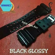 Strap Casio G-Shock GA-100 GA-110 GA-120 GA-300 GA100 GA110 GA120 GA300 GLOSSY BLACK watchTALI