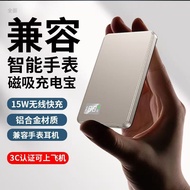[In Stock] 3C Ultra-Thin Magnetic Wireless Power Bank｜Magsafe Fast Charging × 3-in-1 Watch Earbuds C