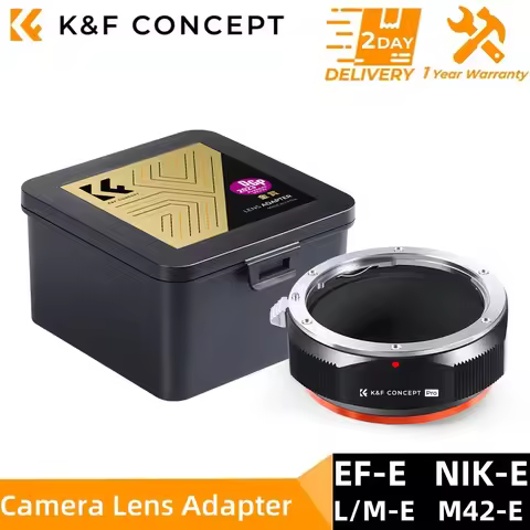 K&F Concept Lens Mount Adapter for Canon EF/ Fotga M42/ Leica M/ Nikon F D AI Lens to Sony E Alpha N