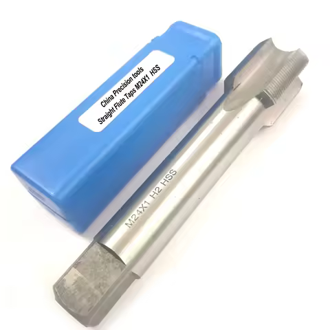 HSS Metric Screw plug thread tap M24 M24X3 M24X2.5 M24X2 Machine Fine Thread taps M24X1.75 M24X1.5 M