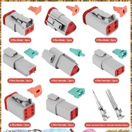 140Pcs Deutsch DT Series Waterproof Wire Connector Kit DT06-2/3/4/6S DT04-2/3/4/6P Automotive Sealed