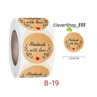 Stiker 1Roll 500pcs / Stiker Box / Stiker Roll / Stiker Box Makanan