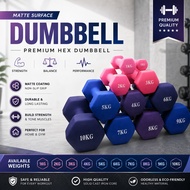 1KG / 4KG Hexagon Dumbbell Set | Home Gym Fitness Exercise Weight Training Workout Strength Muscle D